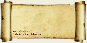 Anđela Jevčić vizit kartica